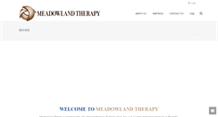 Desktop Screenshot of meadowlandtherapy.com