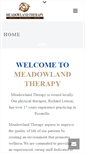 Mobile Screenshot of meadowlandtherapy.com