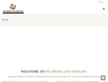 Tablet Screenshot of meadowlandtherapy.com